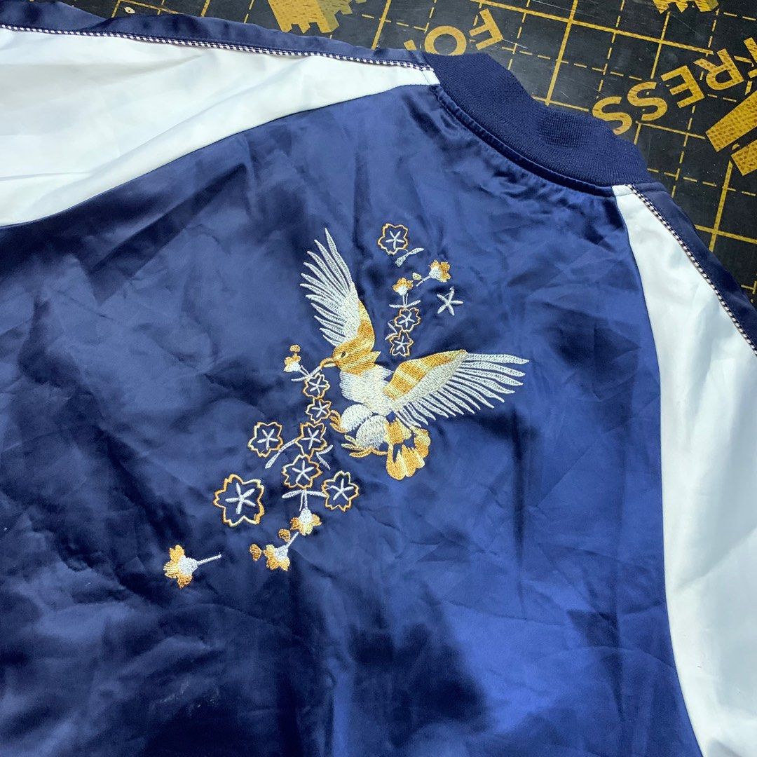 Japanese Souvenir Sujakan Jacket (Category: Coats, Jackets and Outerwear) located in Manila. Submitted by vanmeds (Listing ID 1429629963, Image 3). Description: 90’s sujakan jacket 23x26 dimes excellent condition .