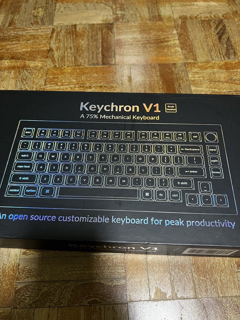 Snuk Computer Keychron V1 75% Mechanical Keyboard - Knob Version, Computers & Tech ...
