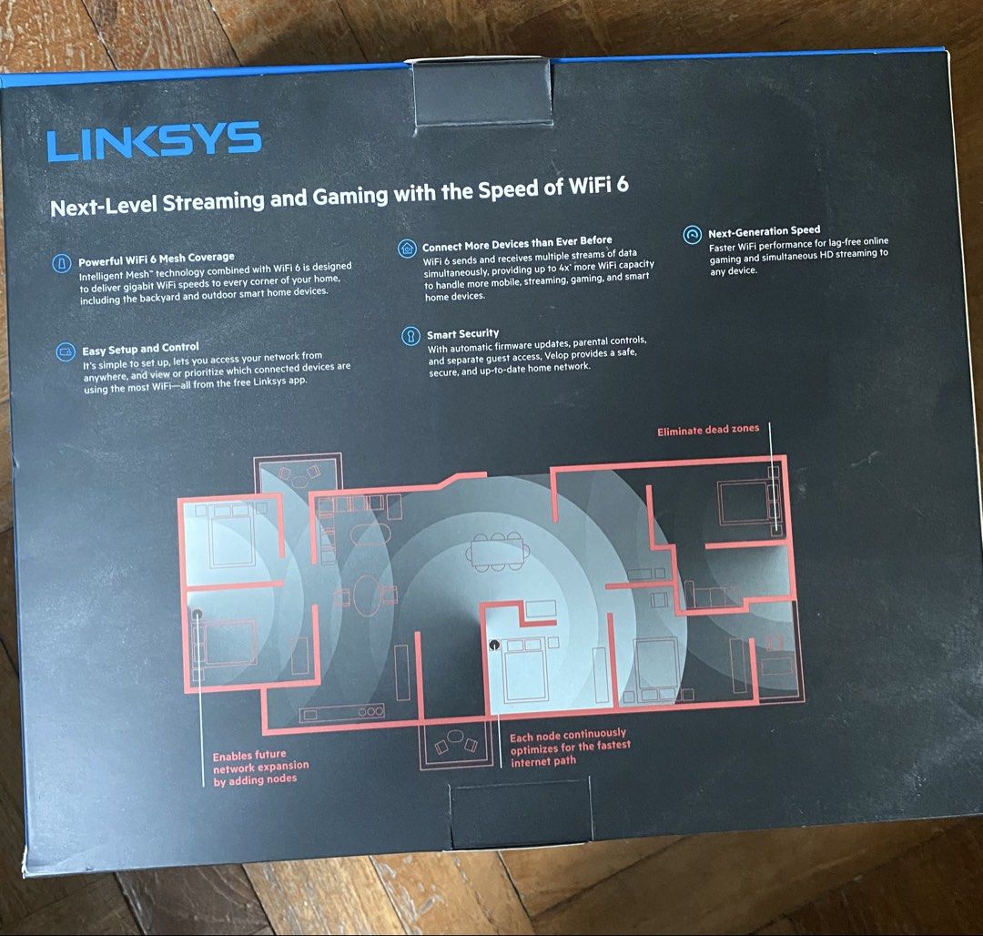 Linksys WiFi 6 Router MX 4200444918682165585922