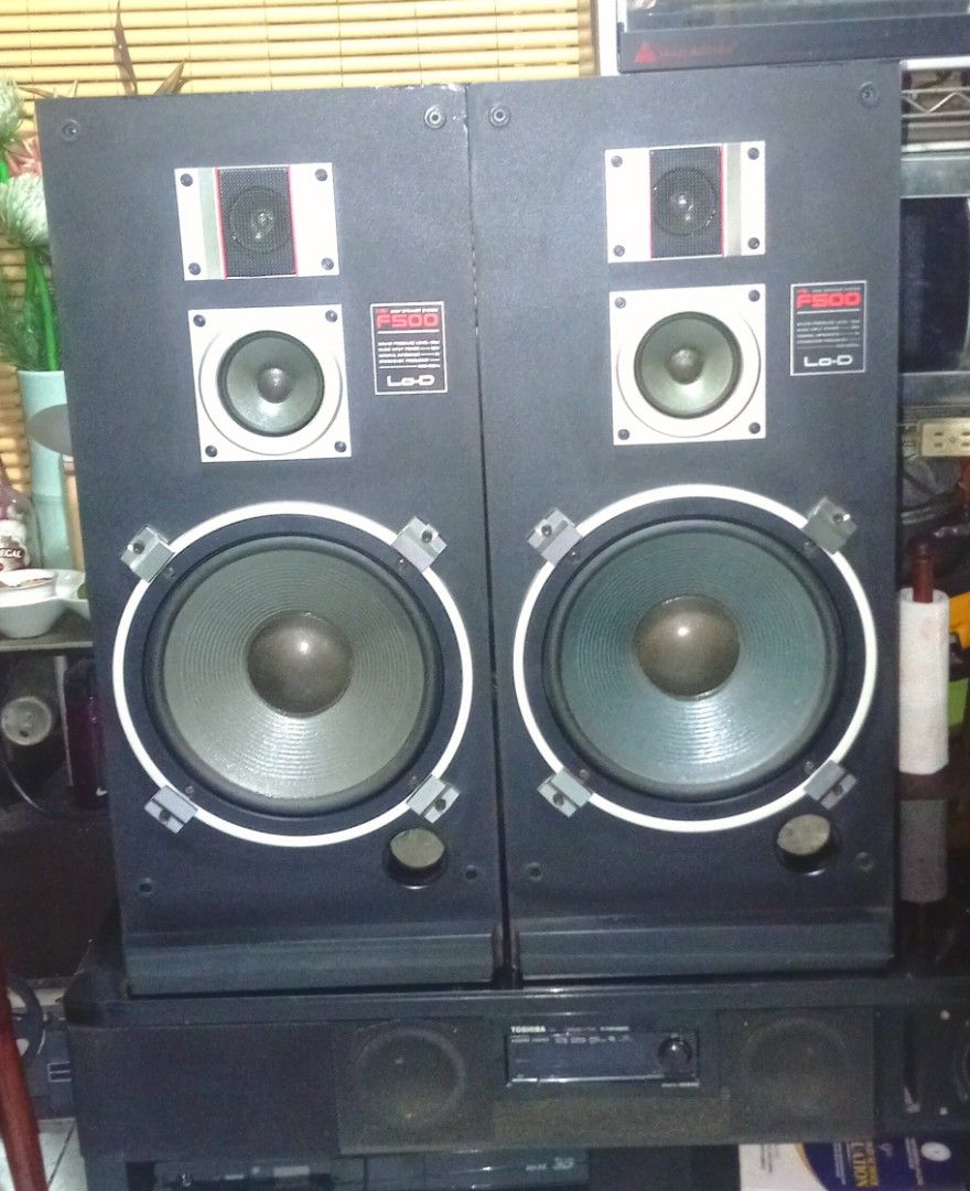 Lo-D Hitachi speaker (Category: Soundbars, Speakers & Amplifiers) located in Manila. Submitted by josephzila93964 (Listing ID 1429506850, Image 2). Description: For sale Lo-D Hitachi Speaker Php. 7,000 Front / Floorstand speaker Bass reflex Lo-D Hitachi Speaker HS-F500 120w + 120w power input Into 8 ohms Cabinet Dimensions Height ..........31. in. Width ...........14 in. Depth ...........12.5 in Woofer .......... 12 in. All drivers are intact & w