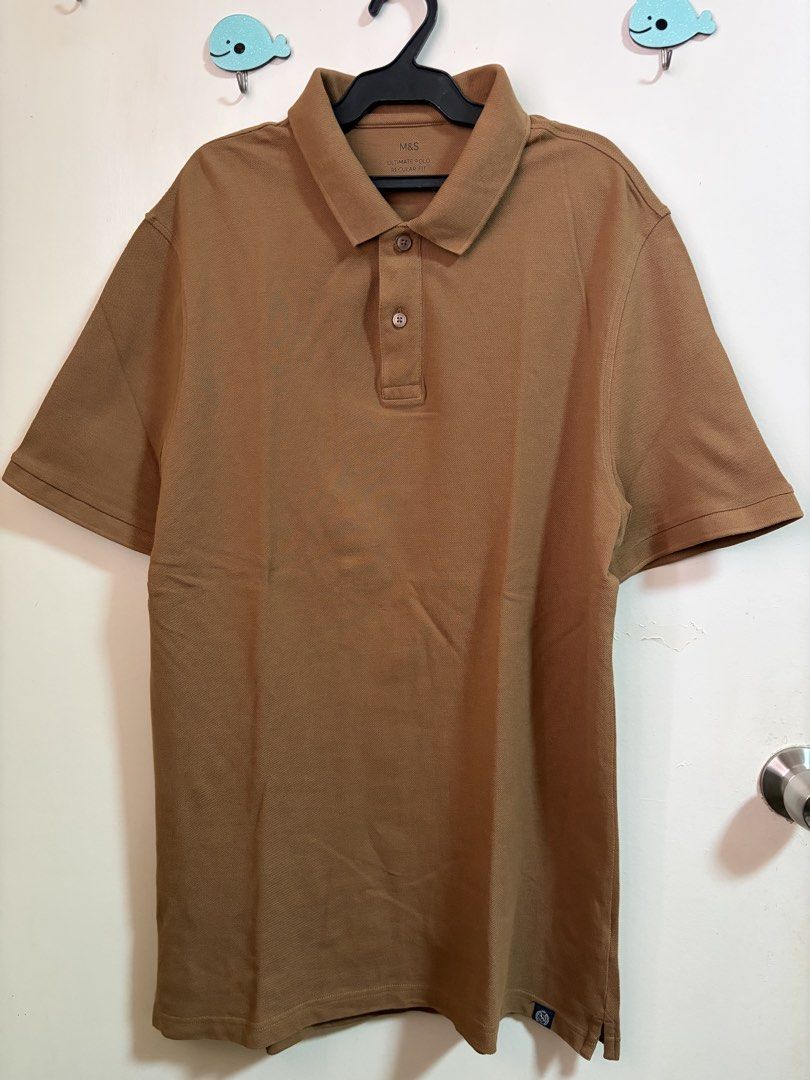 Marks&Spencer Polo Shirt (Category: Tshirts & Polo Shirts ) located in Makati City. Submitted by customerdelightph (Listing ID 1429545054, Image 1). Description: Width - 21 inches Length - 31 inches.