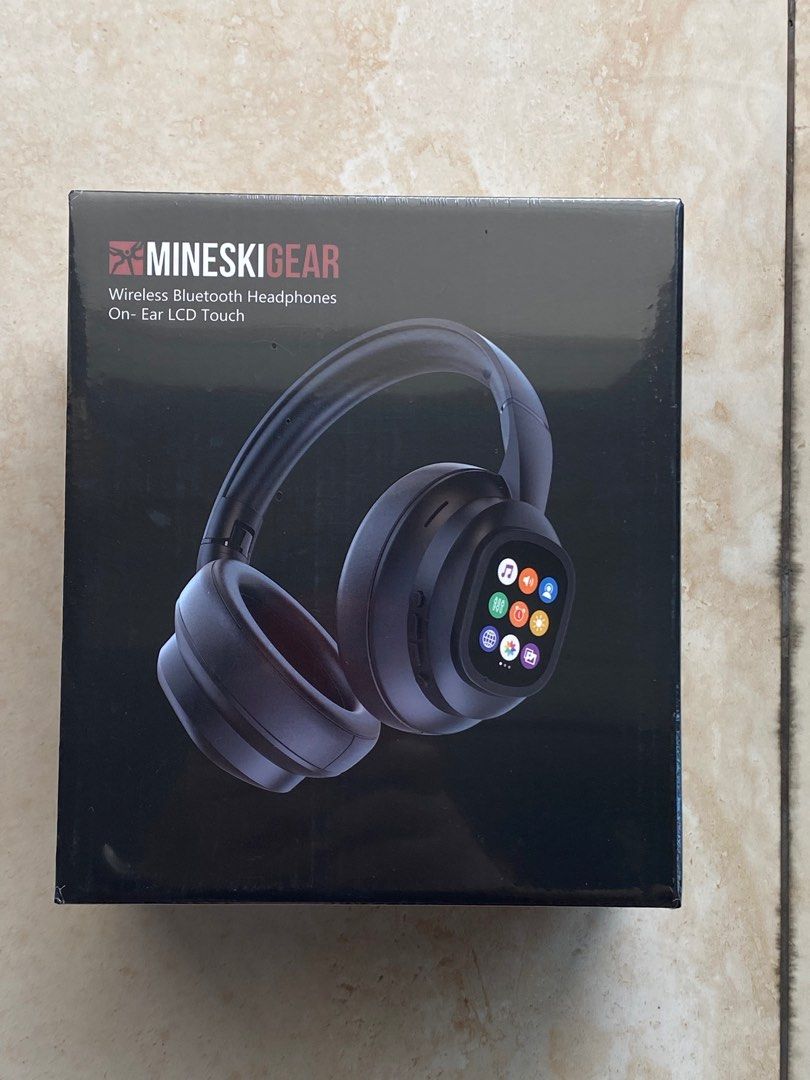MINESKI GEAR Wireless Bluetooth Headphone (Category: Earphones) located in Pasay City. Submitted by kkalien (Listing ID 1429586193, Image 1). Description: MINESKI GEAR Wireless Bluetooth Headphone with Screen & ANC Wireless Cpmmection: BT BT Version: V5.3 Wireless Frequency Band: 2.4Ghz Supported Protocols: HSP, HFP, A2DP, AVRCP Operation Range: 10meters Charging Time: approx. 2hrs Input: DC 5V-1A Battery Voltage: 3.7V Transmission Power: 6dBm Th