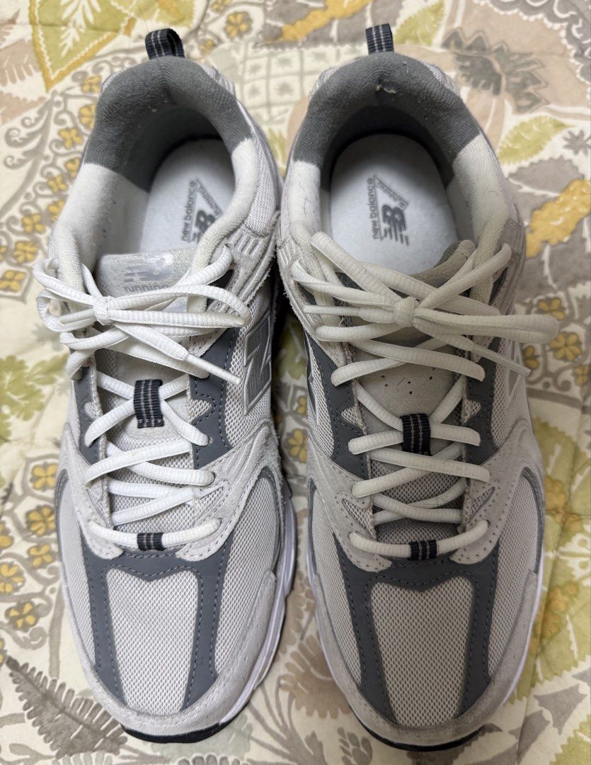 New Balance 530 Light Grey Sneakers (Category: Sneakers) located in Pasig City. Submitted by davedeleon (Listing ID 1429623764, Image 3). Description: Hardly worn Improvised box No issues No trade / no swap Price excludes SF .