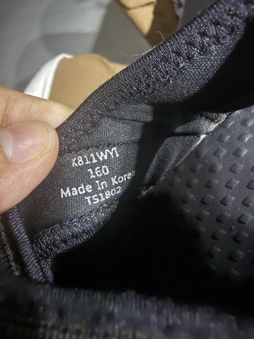 New Balance Black Sandals Size 160 (Category: Babies & Kids Fashion) located in Binan City. Submitted by jomzapplefiguverse (Listing ID 1429650434, Image 3). Description: Preloved New Balance Sandals – Good Condition 👟 Selling my original New Balance sandals. Still in good condition, lightly used, and well taken care of. Super comfortable and perfect for everyday use, pang lakad, errands, or casual outfit. ✔️ Authentic ✔️ Durable and lightweight