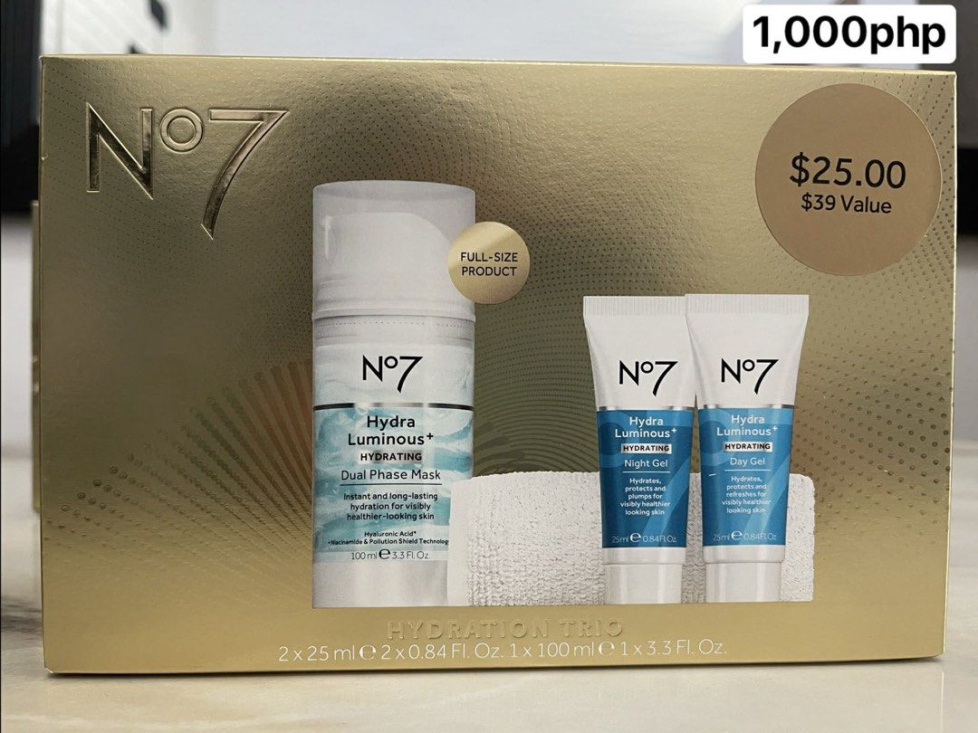 No7 Skincare Gift Set/Lip Care (Category: Face Care) located in Quezon City. Submitted by aimcharm17 (Listing ID 1429572898, Image 2). Description: Original from 🇺🇸 Price per item is posted in photos No7 is the leading skincare brand in United Kingdom.