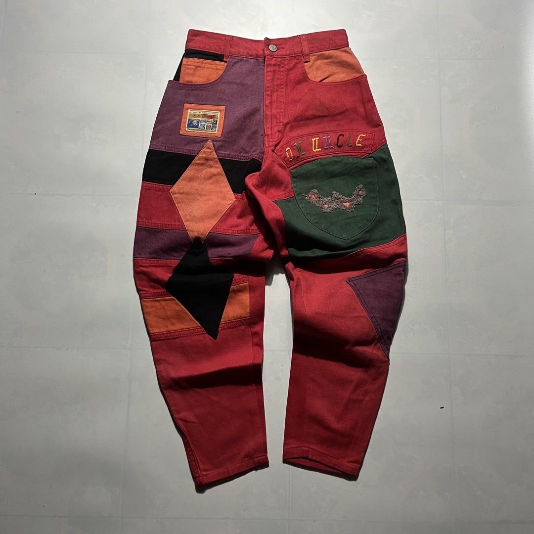 Ox Uncle Patchwork Jeans - Size L (Category: Jeans) located in Iloilo. Submitted by profitpicks (Listing ID 1429654477, Image 1). Description: Waist: 25-30 Length: 36 Leg opening: 5.
