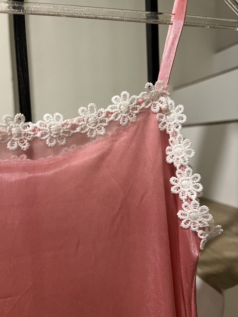 Pink Slip Dress with Lace Trim (Category: Dresses) located in Trece Martires City. Submitted by jaaadeya (Listing ID 1429506821, Image 1). Description: .
