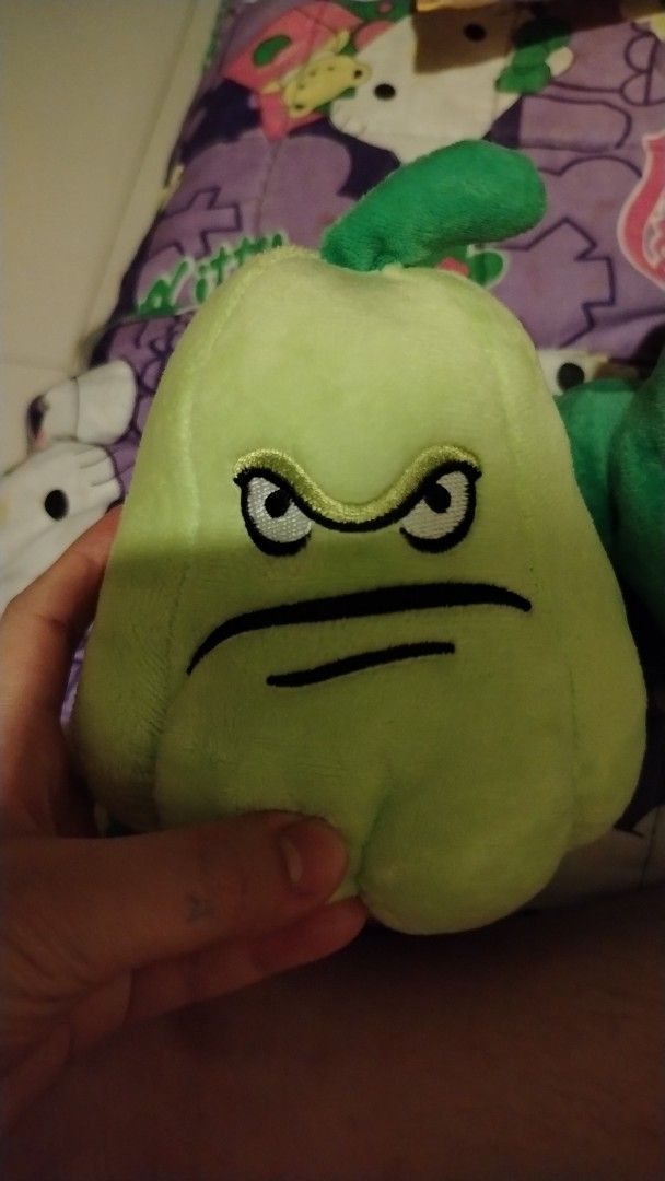 Plants vs. Zombies Plush Toys Set (Category: Plushies & Soft Toys) located in Cavite. Submitted by xnyukina (Listing ID 1429605205, Image 3). Description: Listing includes a set of three Plants vs. Zombies plush toys. The set features a Peashooter, a Wall-nut, and a Watermelon. Each plush toy has detailed embroidery and vibrant colors. They are soft and cuddly, perfect for fans of the game or as a gift. These plush toys are great for display or p