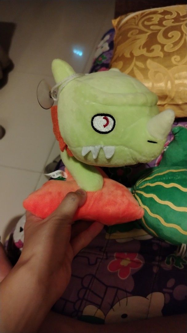 Plants vs Zombies Plush Toys set 3pcs (Category: Plushies & Soft Toys) located in Cavite. Submitted by xnyukina (Listing ID 1429605322, Image 3). Description: Adorable Plants vs Zombies plush toys! Includes a corn, watermelon, and rhino-like plant. These soft toys are perfect for fans of the game or anyone who loves cute collectibles. They are great for display or cuddling. Get these fun plushies today!.
