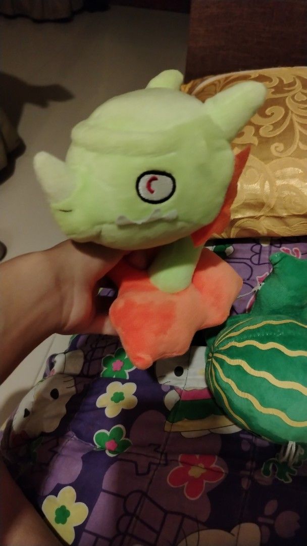 Plants vs Zombies Plush Toys set 3pcs (Category: Plushies & Soft Toys) located in Cavite. Submitted by xnyukina (Listing ID 1429605322, Image 2). Description: Adorable Plants vs Zombies plush toys! Includes a corn, watermelon, and rhino-like plant. These soft toys are perfect for fans of the game or anyone who loves cute collectibles. They are great for display or cuddling. Get these fun plushies today!.