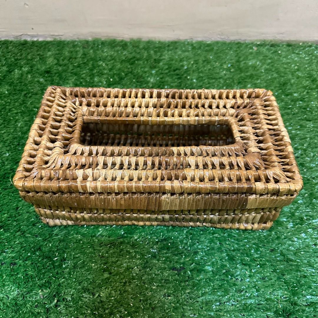 Premium Rattan Tissue Holder 01 (Category: Storage Boxes & Baskets) located in Pasig City. Submitted by icraft_handicraft (Listing ID 1429596691, Image 1). Description: Bring a touch of warmth and style to your home with this rattan tissue box holder. Designed for both durability and elegance, this holder is perfect for daily use and complements a variety of decor styles. Design & Material Highlights: - Crafted from sturdy rattan and finished - S