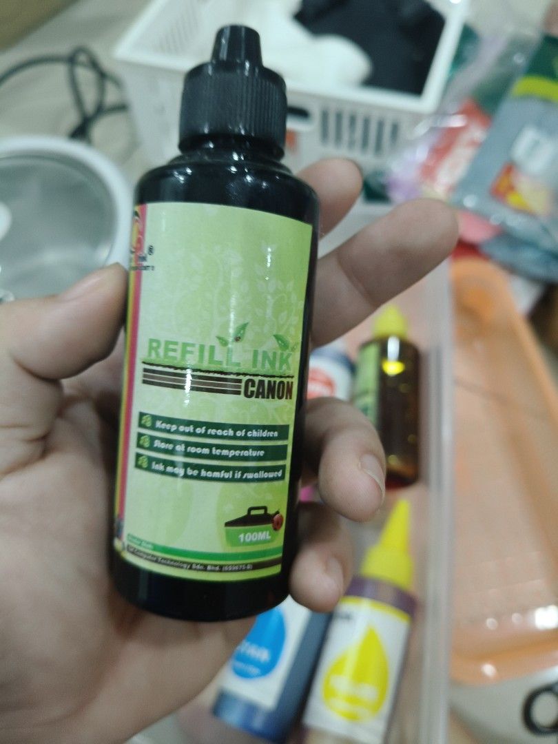Printer ink (Category: Printers, Scanners & Copiers) located in Subang Jaya. Submitted by lmk_it (Listing ID 1429648685, Image 3). Description: Take all for RM 18.