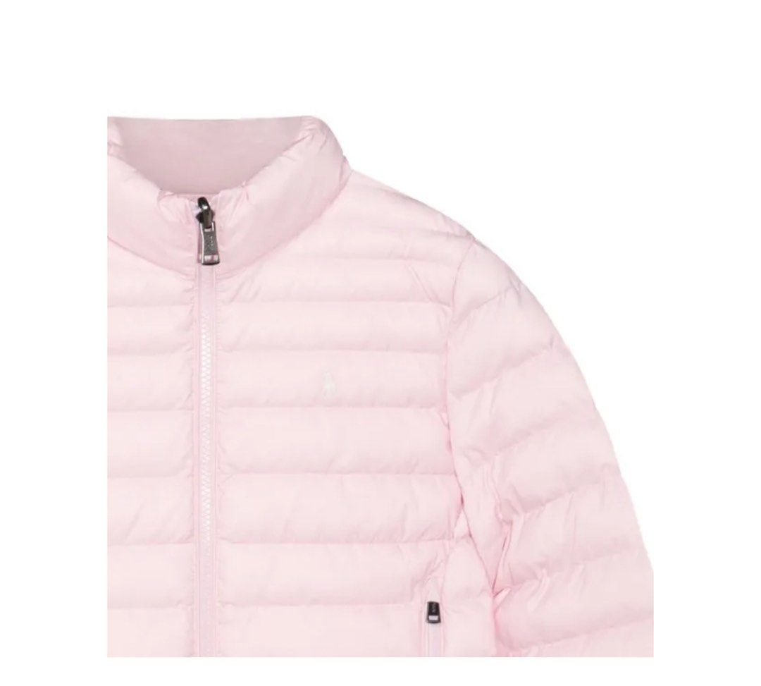 Ralph Lauren Pink Puffer Jacket (Category: Coats, Jackets and Outerwear) located in Mandaluyong City. Submitted by declutteringcorner (Listing ID 1429668506, Image 2). Description: Ralph Lauren Pink Puffer Jacket - used once - size: L (14-16) - kids size - for reference: my height is 5’2.
