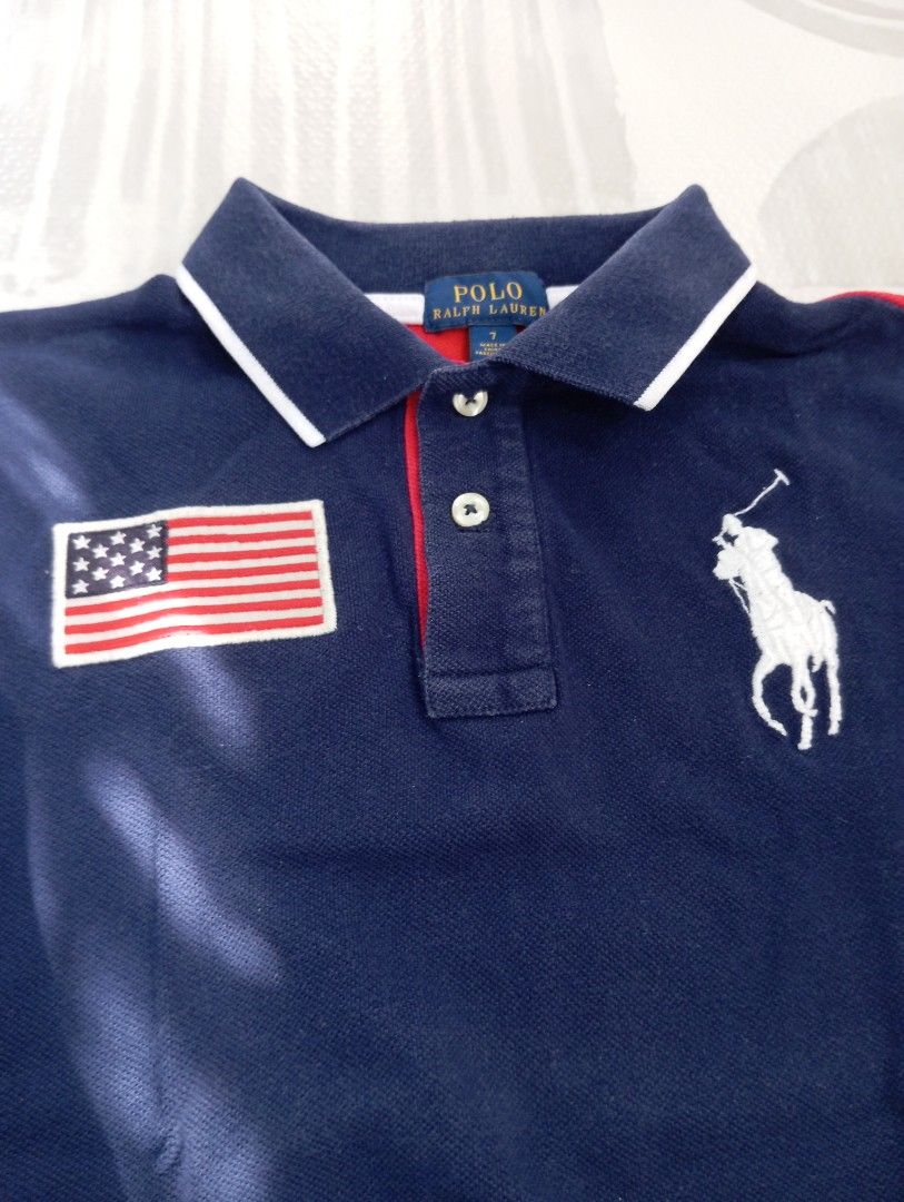 Ralph Lauren Polo for Kids (Category: Babies & Kids Fashion) located in Quezon City. Submitted by babybubots (Listing ID 1429634857, Image 2). Description: Ralph Lauren Polo for Kids VGUC to EUC Size: 7 y/o MOP: Maya, Gcash or RCBC MOD: Lalamove, Grab or Gogo Express.