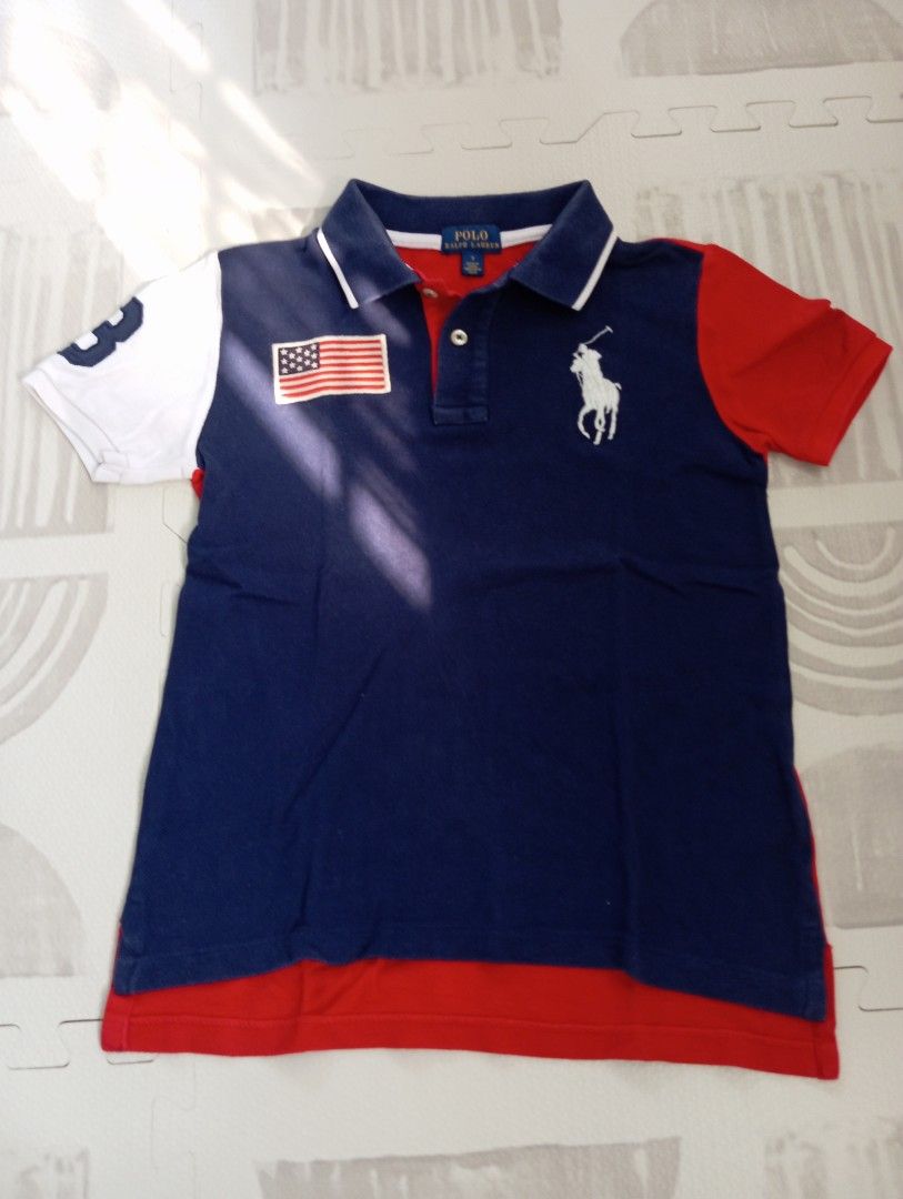 Ralph Lauren Polo for Kids (Category: Babies & Kids Fashion) located in Quezon City. Submitted by babybubots (Listing ID 1429634857, Image 1). Description: Ralph Lauren Polo for Kids VGUC to EUC Size: 7 y/o MOP: Maya, Gcash or RCBC MOD: Lalamove, Grab or Gogo Express.