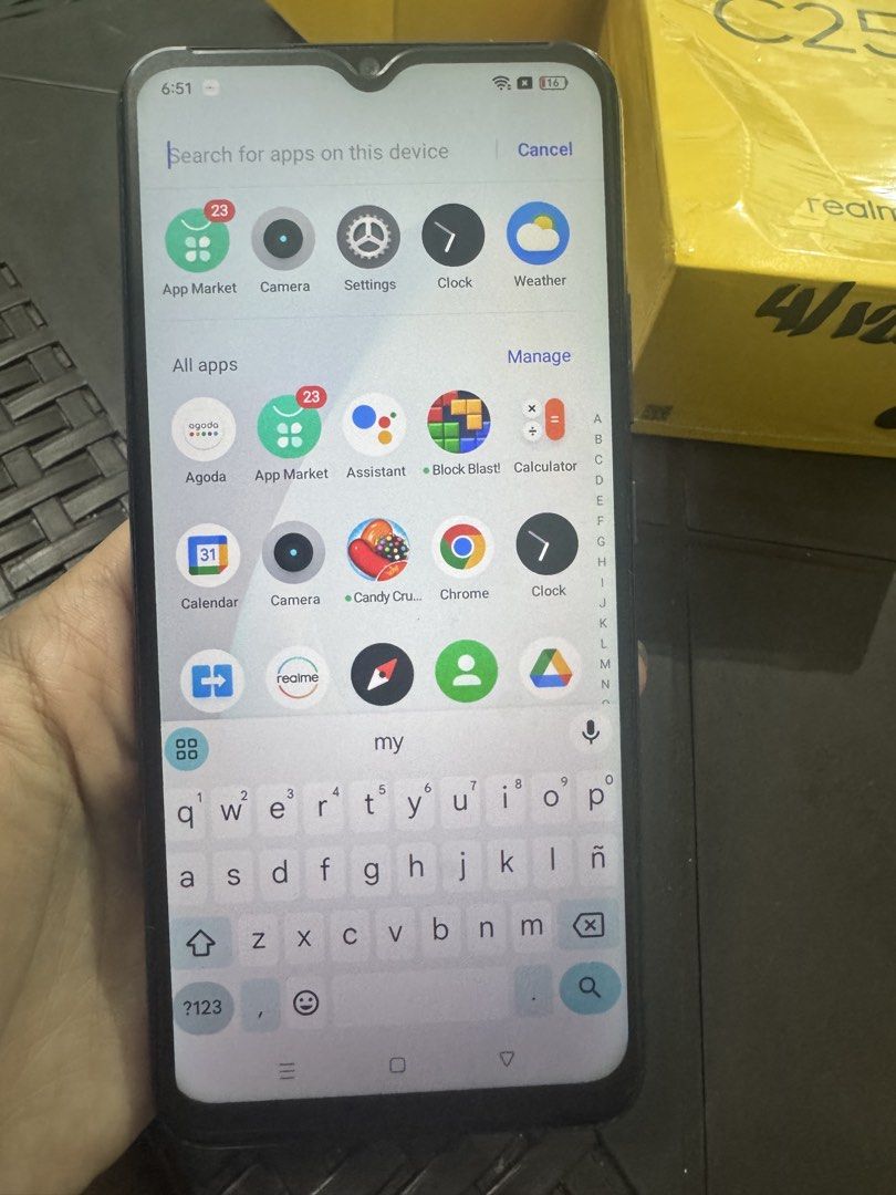 Realme C25 128gb (Category: Realme) located in Binmaley. Submitted by relove_258 (Listing ID 1429599800, Image 2). Description: Realme C25 128gb Smooth as new, no side scratches Clean screen No history of repair Nego but no to lowballers MOP: Gcash or bank transfer J&T or LBC (sf shouldered by the buyer) Can do meet up around Dagupan City Pangasinan RFS: extra phone .
