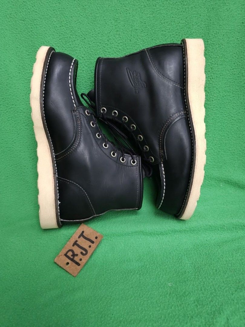 Red Wing 8130 Moc Toe Black Boots (Category: Boots) located in Baguio. Submitted by rjtbootshop2600 (Listing ID 1429547418, Image 3). Description: Slightly Negotiable Shipping Nationwide 🇵🇭.
