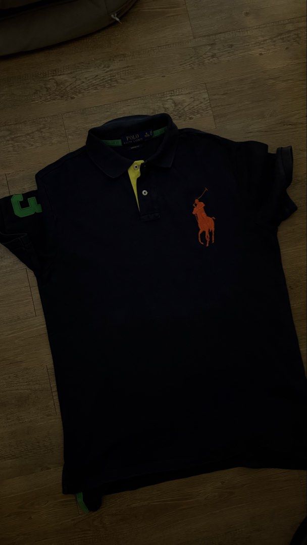 RL BIG PONY NAVY BLUE (Category: Tshirts & Polo Shirts ) located in Batangas. Submitted by chinitokiddd (Listing ID 1429589971, Image 1). Description: RL Big Pony Color rate: 9/10 width: 20.5 inches length: 27.5 inches back: 29.5 inches.