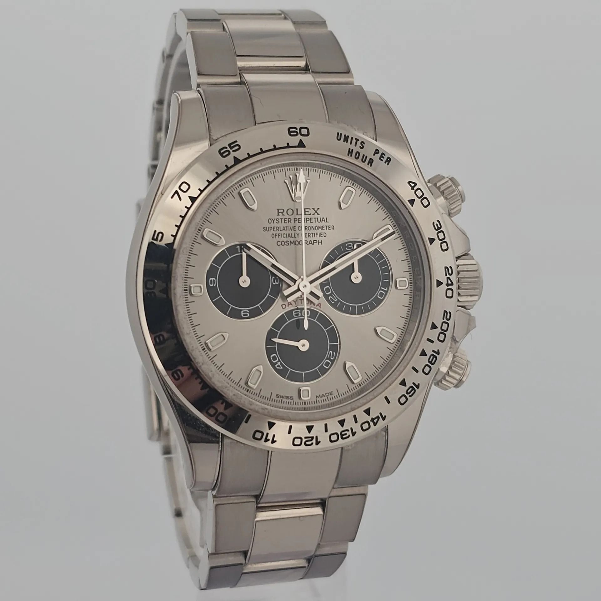 Rolex Cosmograph Daytona 116509-0072 (Category: Watches) located in Singapore. Submitted by watchbanka.deer (Listing ID 1429547514, Image 1). Description: MT260243URLX18 Watch Condition Very Good Warranty Card Year 2018 Diameter 40mm Movement Automatic Case Material White Gold Dial Color Black Accessories With original packaging box and certification documents No Exchange Thank You Want to see more watches we have please follow us on: Website: ht
