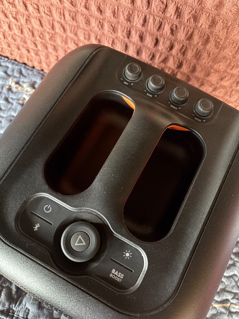 RUSH!! JBL PARTYBOX SPEAKER WITH 2 MIC (Category: Soundbars, Speakers & Amplifiers) located in Quezon City. Submitted by besottedph (Listing ID 1429542165, Image 2). Description: INCLUDES TWO JBL MIC RUSH MEETUP AROUND QC .
