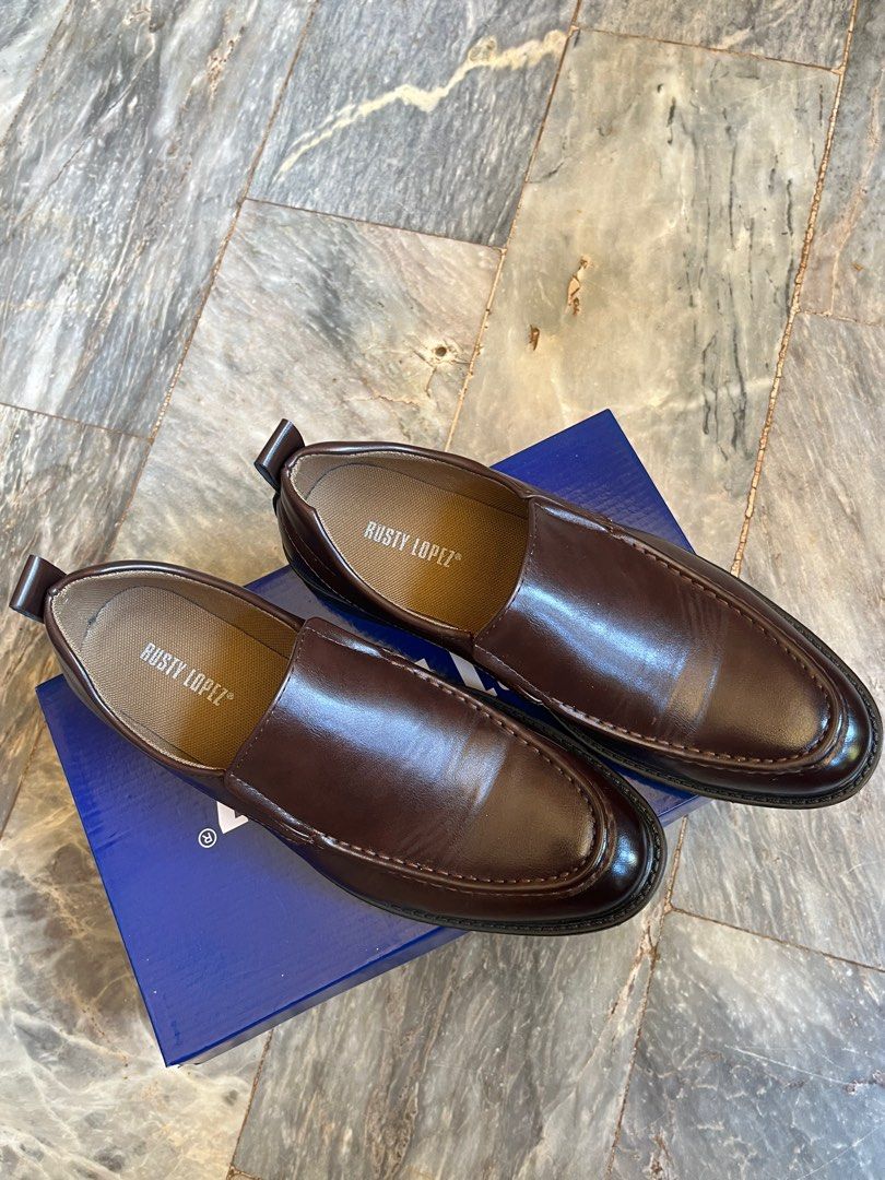 Rusty Lopez Casual Loafers (Category: Dress Shoes) located in Puerto Princesa. Submitted by somebyca (Listing ID 1429549564, Image 2). Description: Used once for the wedding Ships from Puerto Princesa City 🏝️ Mode of payment: Gcash or BDO.