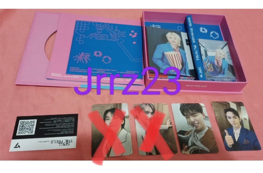 Seventeen Spill the Feels Carat Version Woozi (Category: K-Wave Merchandise) located in Meycauayan. Submitted by jrrz23 (Listing ID 1386214141, Image 1). Description: Unsealed Complete Inclusion +Shipping.