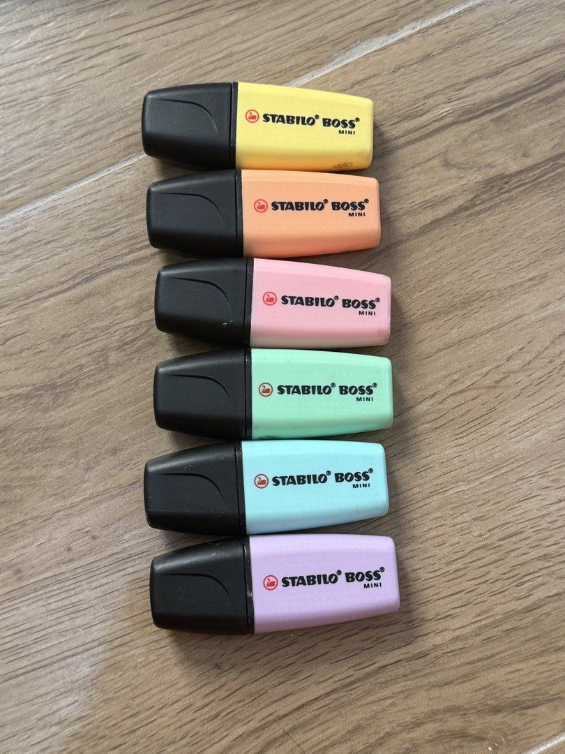 Stabilo Boss Mini Highlighters Set 6 Set (Category: Stationery & School Supplies) located in Manila. Submitted by declutterreset.ry (Listing ID 1429560906, Image 1). Description: .