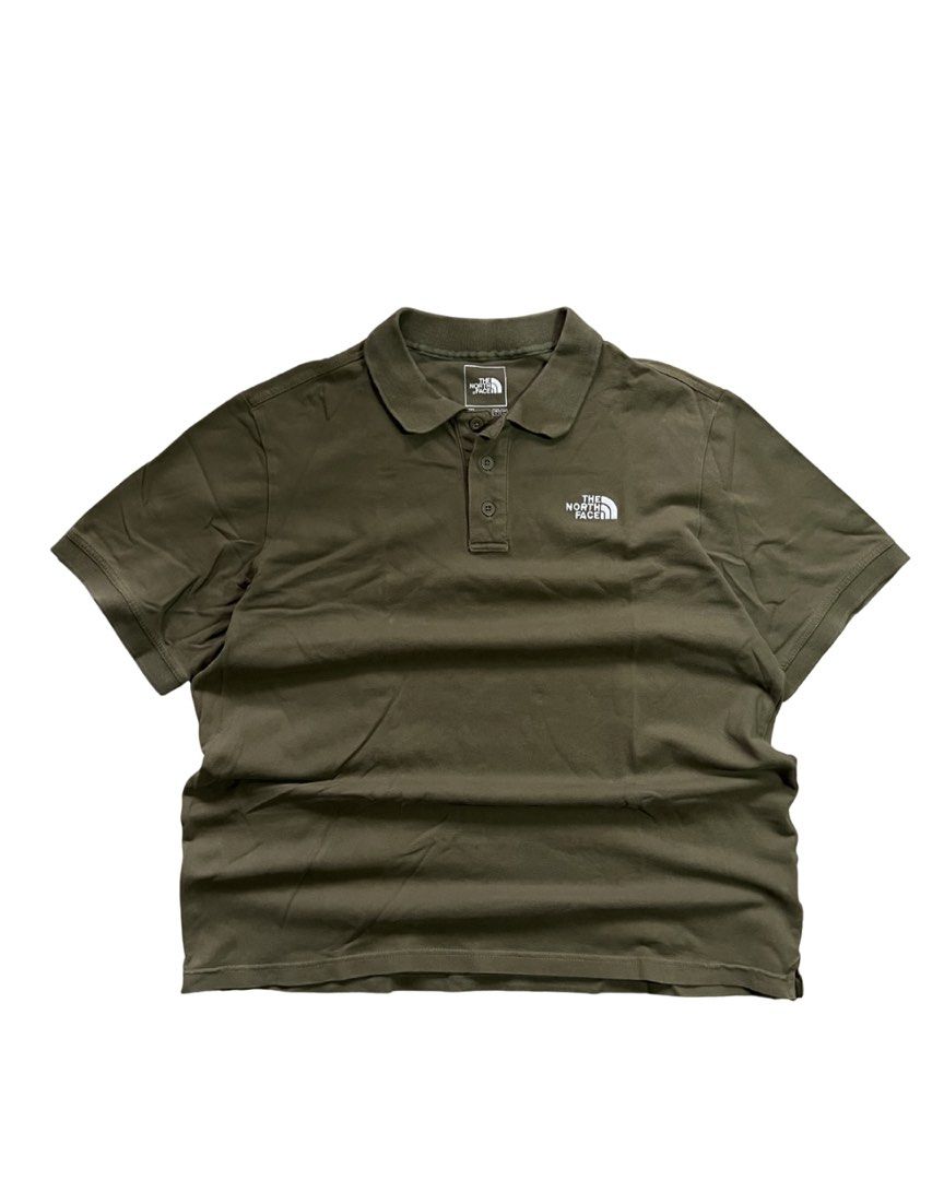 The North Face Polo Shirt (Category: Tshirts & Polo Shirts ) located in Angono. Submitted by odd.fitt (Listing ID 1429653624, Image 1). Description: XL on tag 22W 27L Embroidered front and back details Complete tags With extra button.