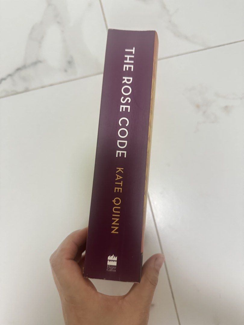 The Rose Code by Kate Quinn (Category: Storybooks) located in Quezon City. Submitted by sammylicious (Listing ID 1429511296, Image 2). Description: Rose Code by Kate Quinn. This book is a historical fiction novel set in Bletchley Park during World War II. It tells a story of betrayal, secrets, and a code that must be broken at any cost. The book is published by Harper Collins..