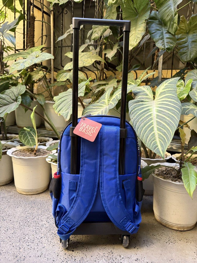 Travel Basic Basketball Trolley Backpack (Category: Backpacks) located in Paranaque City. Submitted by kaelstoypalace (Listing ID 1429582261, Image 3). Description: Suitable for kinder-grade 1.