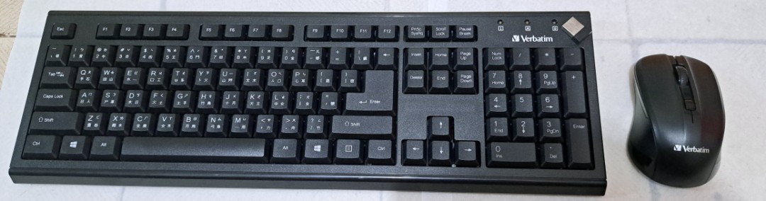 Verbatim VAPMK053 Wireless Keyboard and Mouse Combo