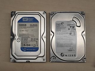 WD & Seagate 500GB Hard Drive