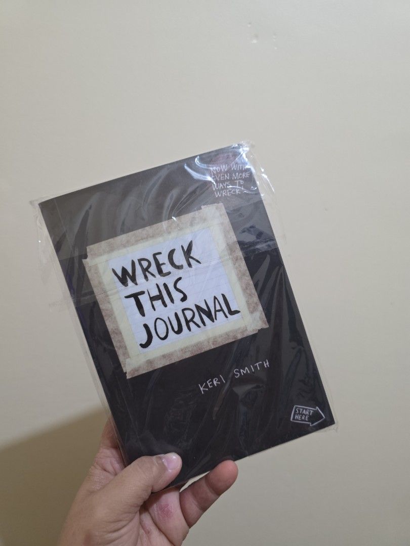 Wreck this Journal (Category: Stationery & School Supplies) located in Manila. Submitted by wildbear_348ab0 (Listing ID 1429605535, Image 1). Description: Wreck it Journal Brand New Paper Back.