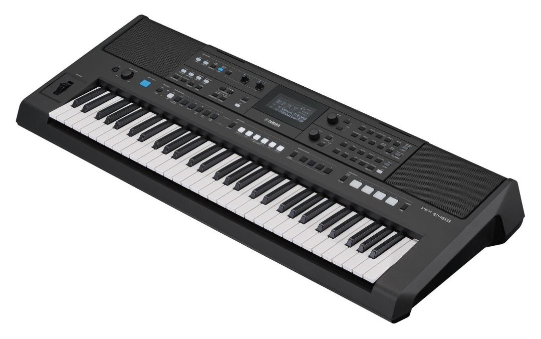 Yamaha PSR 483 Keyboard (Category: Musical Instruments) located in Quezon City. Submitted by mike10sitaldas (Listing ID 1429528557, Image 1). Description: Yamaha PSR 483 Keyboard 25,500 Php Key Specs and Features: Keyboard: 61 keys with touch response for expressive playing. Sounds & Styles: 860 instrument voices, 345 preset styles, plus DSP effects. Control & Performance: Two Live Control Knobs, pitch bend wheel, and Auto Chord Play. Connectivit