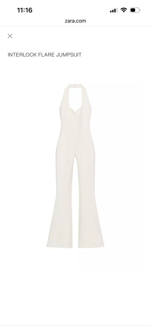 Zara Interlock Jumpsuit (Category: Jumpsuits) located in Puerto Princesa. Submitted by somebyca (Listing ID 1429524638, Image 3). Description: Used once for an event Shipping from Puerto Princesa City 🏝️ Mode of payment: Gcash or BDO.