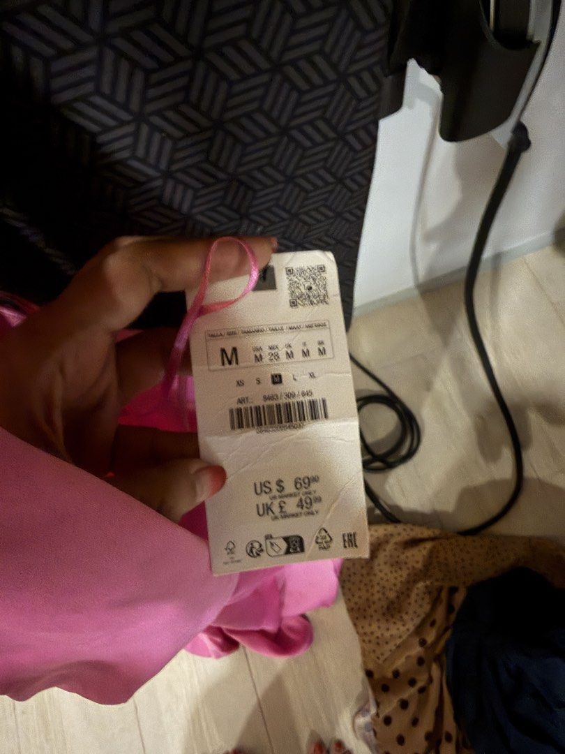 Zara Pink Halter Dress (Category: Dresses) located in Mabalacat. Submitted by letsirkmd (Listing ID 1429630410, Image 3). Description: .