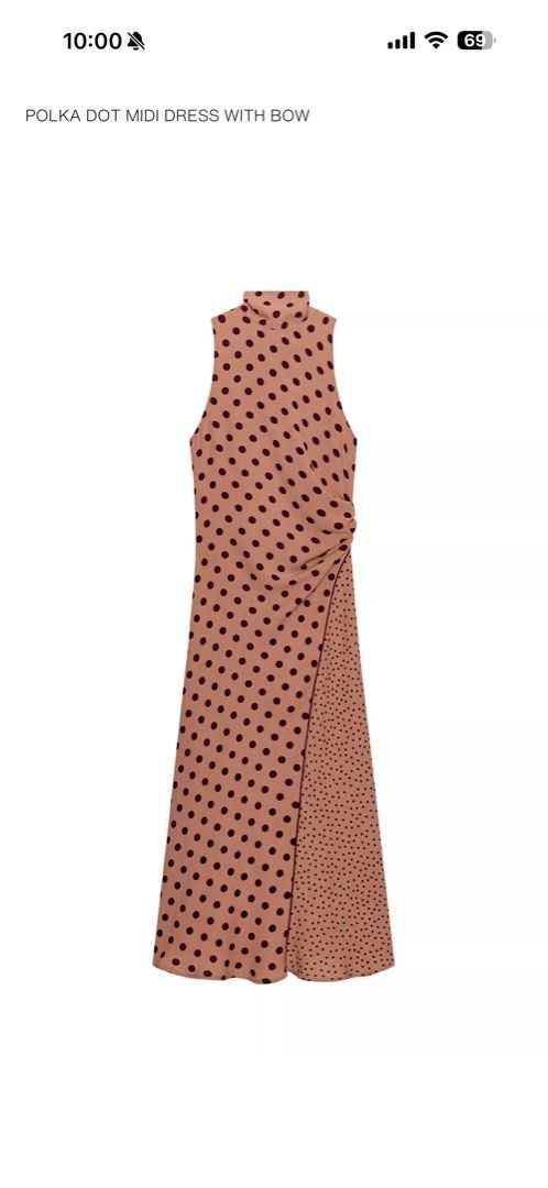 Zara Polka Dot Midi Dress (Category: Dresses) located in Mabalacat. Submitted by letsirkmd (Listing ID 1429629678, Image 1). Description: .