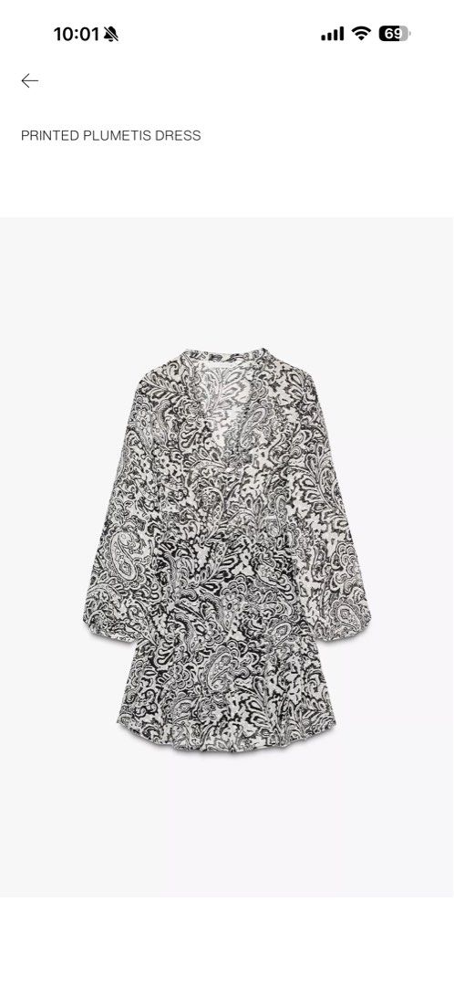 Zara Printed Plume Dress - Size M (Category: Dresses) located in Mabalacat. Submitted by letsirkmd (Listing ID 1429628930, Image 1). Description: .