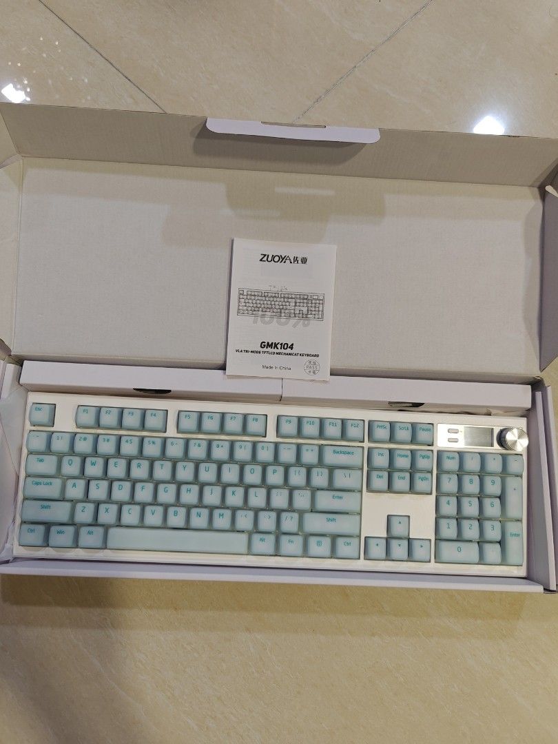 ZUOYA GMK104 Tri-Mode Mechanical Keyboard470146932907059200