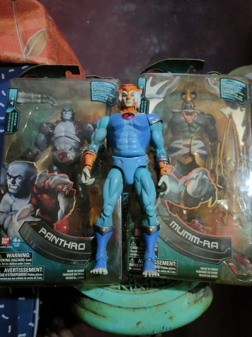 2011 bandai thundercats tygra mumm-ra panthro (Category: Figurines & Statues) located in Pasig City. Submitted by laruannijearly (Listing ID 1431372605, Image 1). Description: takeall only.