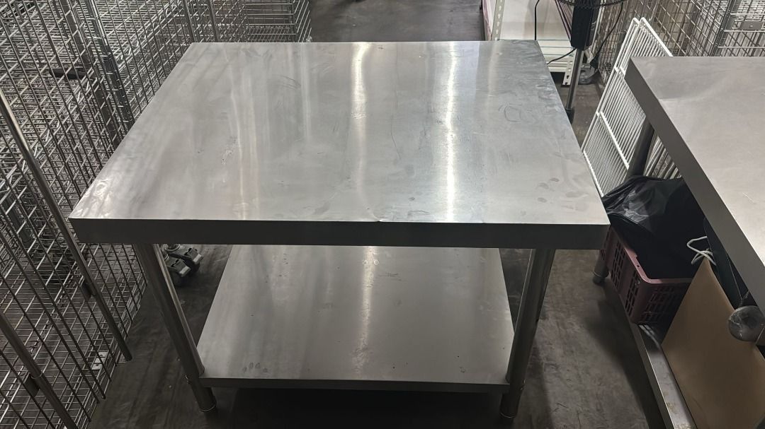 2 Tier Stainless Steel Work Table479176640987156481