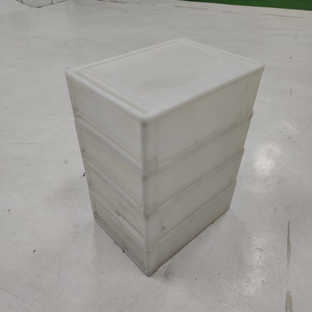 4 layer plastic drawer storage cabinet (Category: Storage Boxes & Baskets) located in Manila. Submitted by rossinicalabig (Listing ID 1431266338, Image 1). Description: 900 Pesos only. JAPAN SURPLUS ITEM. 4 layers storage plastic drawer Dimensions: 39X53X79 CM (Length X Depth X Height) Check,test,pickup at our photo/video studio in Sta.Mesa Mla. .