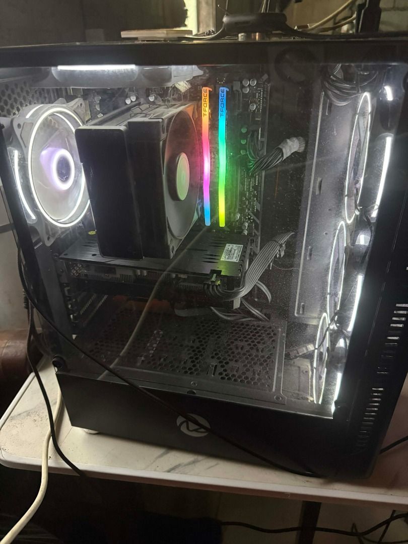 🔥 FOR SALE: Gaming PC (System Unit Only) (Category: Desktops) located in Quezon City. Submitted by nees04 (Listing ID 1431371987, Image 3). Description: 💻 Specs: (System Unit Only) • CPU: AMD Ryzen 5 5600X • GPU: AMD Radeon RX 6600 8GB • Motherboard: Gigabyte B450M DS3H V2 • RAM: T-Force Delta RGB 32GB (2x16GB) 3600MHz • Storage: 1TB NVMe SSD 120GB SSD 500GB HDD • PSU: Hyper K 500W 80+ Bronze ✅ Good for gaming (Valorant, Dota 2, AAA games) ✅ Fa