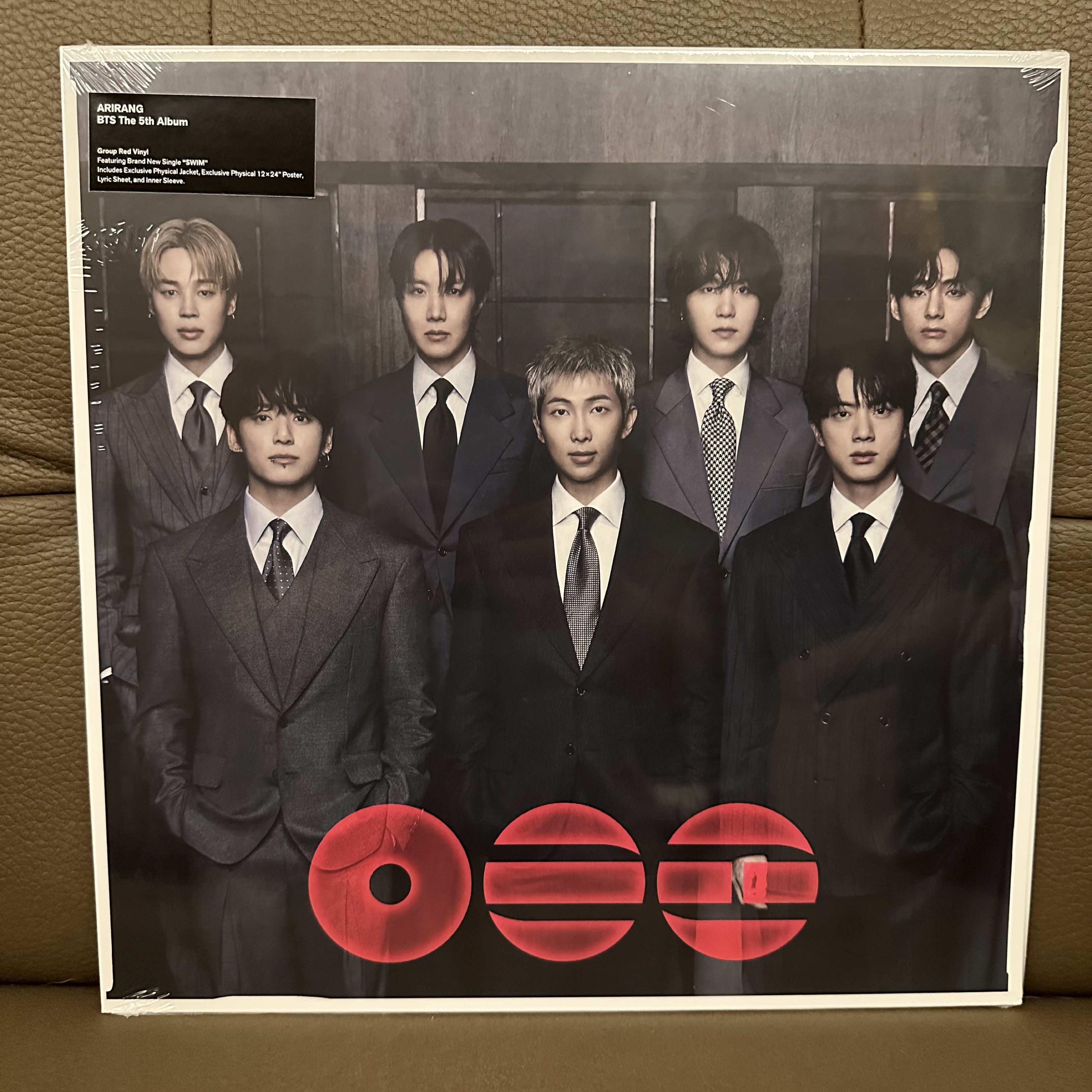 (SOLD) (全新 Red LP + Poster 紅膠) BTS - Arirang | Group Red Vinyl 黑膠唱片 黑膠碟 ...