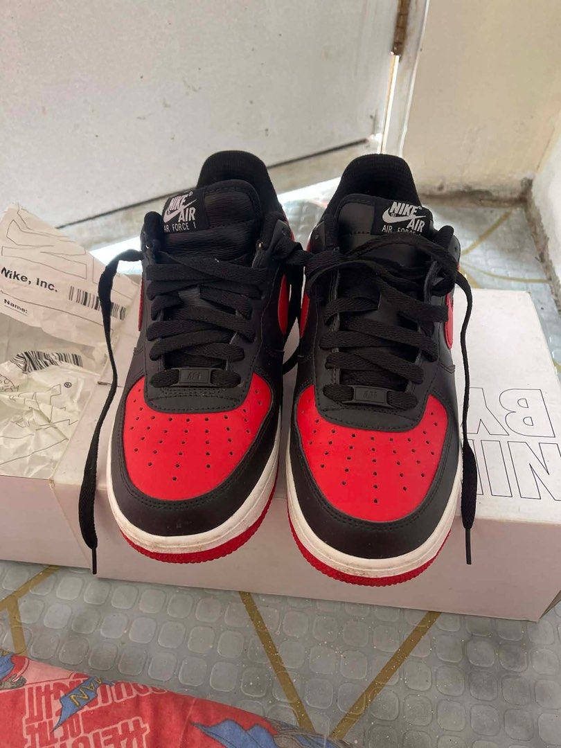 Airforce 1 Nike ID (Category: Sneakers) located in Cabanatuan. Submitted by yusitems (Listing ID 1431288984, Image 2). Description: Condition: 9/10 Size 7 - 25cm Rfs: Need funds Shipping via J&T or LBC .