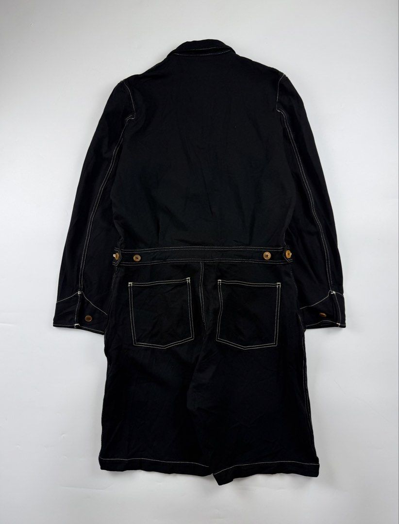 Archive Comme des Garcons Homme Plus S/S’09 Contrast Jumpsuit (Category: Coats, Jackets and Outerwear) located in Paranaque City. Submitted by _baclarancartel (Listing ID 1431305045, Image 3). Description: Archive Comme des Garcons Homme Plus S/S’09 Contrast Jumpsuit Sz Small 9/10 Condition Width: 20 Length: 39.5 Shoulder: 16 Sleeve: 24.5 Waist: 17.5 Leg Opening: 11.