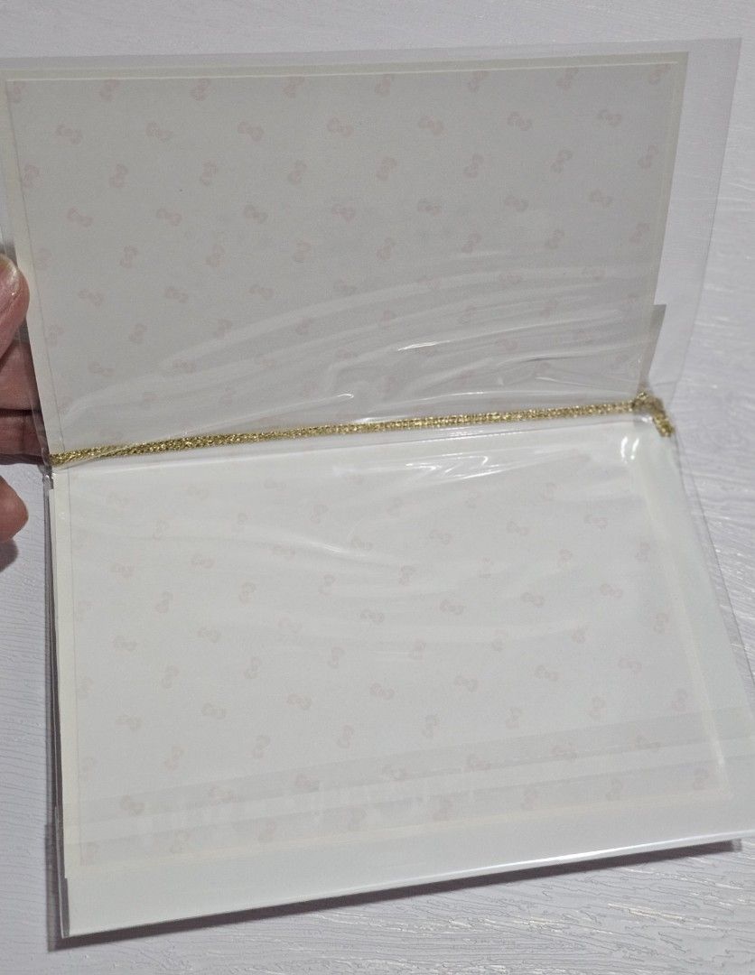 Authentic Hello Kitty Folded Greeting Card, Hobbies & Toys, Stationary ...