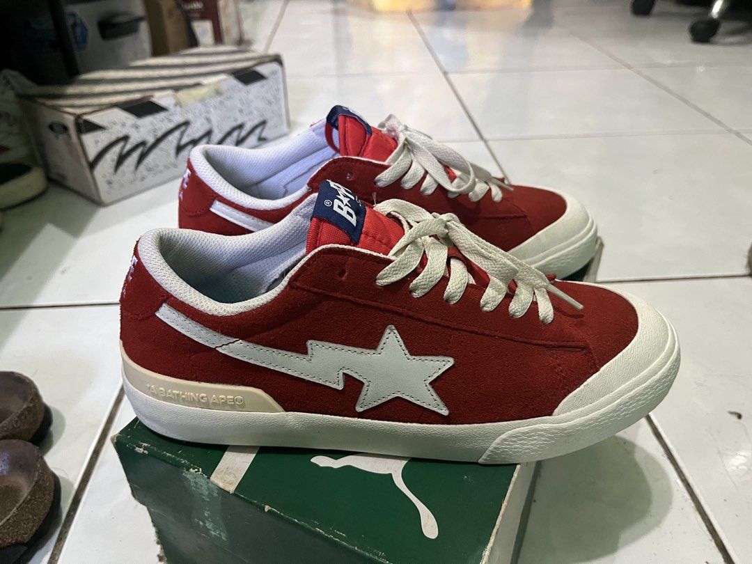 BAPE MAD STA Red (Category: Sneakers) located in Paranaque City. Submitted by BeyondRepair (Listing ID 1431197032, Image 2). Description: Bape MAD STA (Replica) No Box 2500 + Shipping fee.