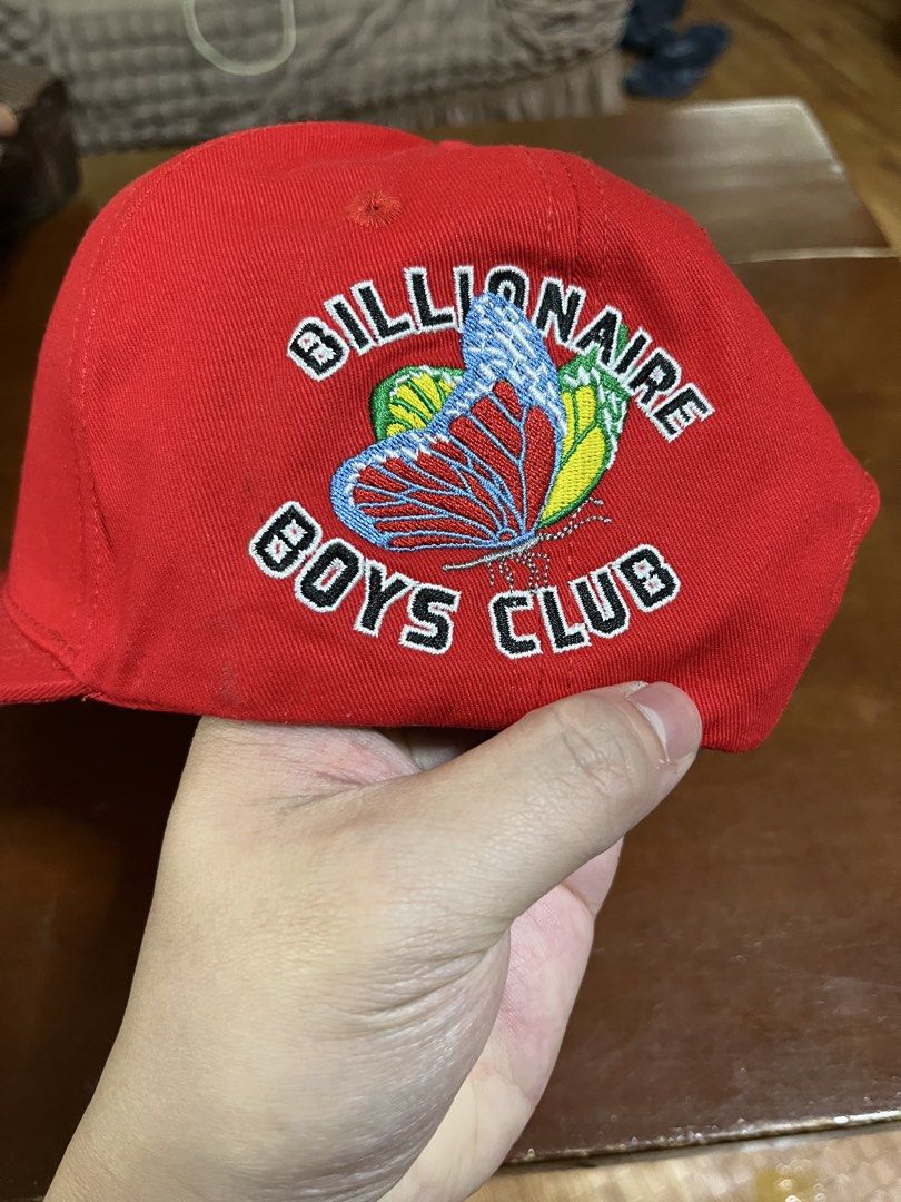 Billionaire Boys Club Red Cap (Category: Caps & Hats) located in Baguio. Submitted by visentovi (Listing ID 1431227913, Image 2). Description: - Red Billionaire Boys Club cap - Embroidered BBC logo on front and side - Adjustable strap at the back - Embroidered city initials - Black interior lining.