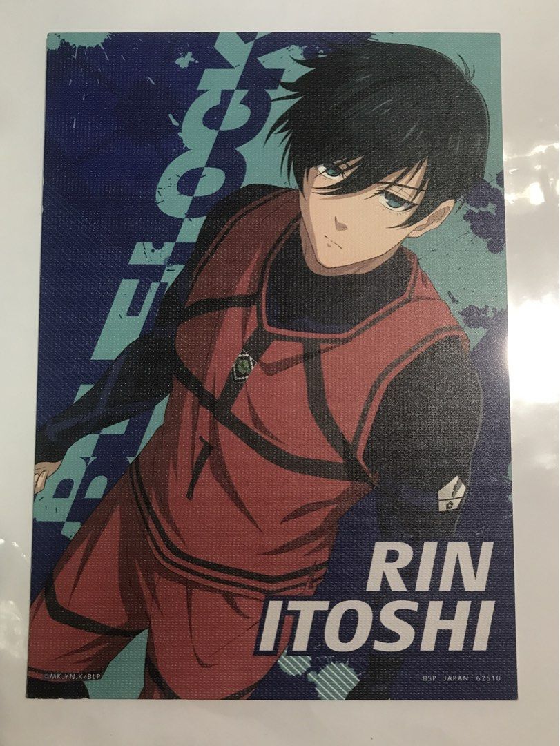Blue Lock Rin Itoshi Keychain and Board/Poster, Hobbies & Toys, Toys ...